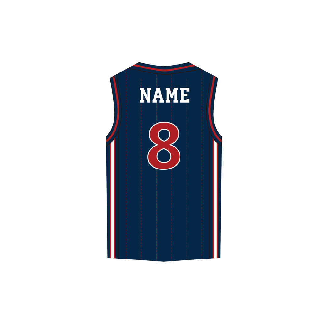 DCSPX Mustangs SISAC Basketball Jersey - AWAY